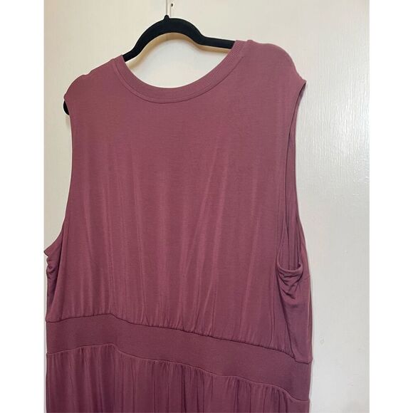 ATHLETA Santorini Cinch midi Dress Stretch Modal Rose size 2X - Picture 13 of 13